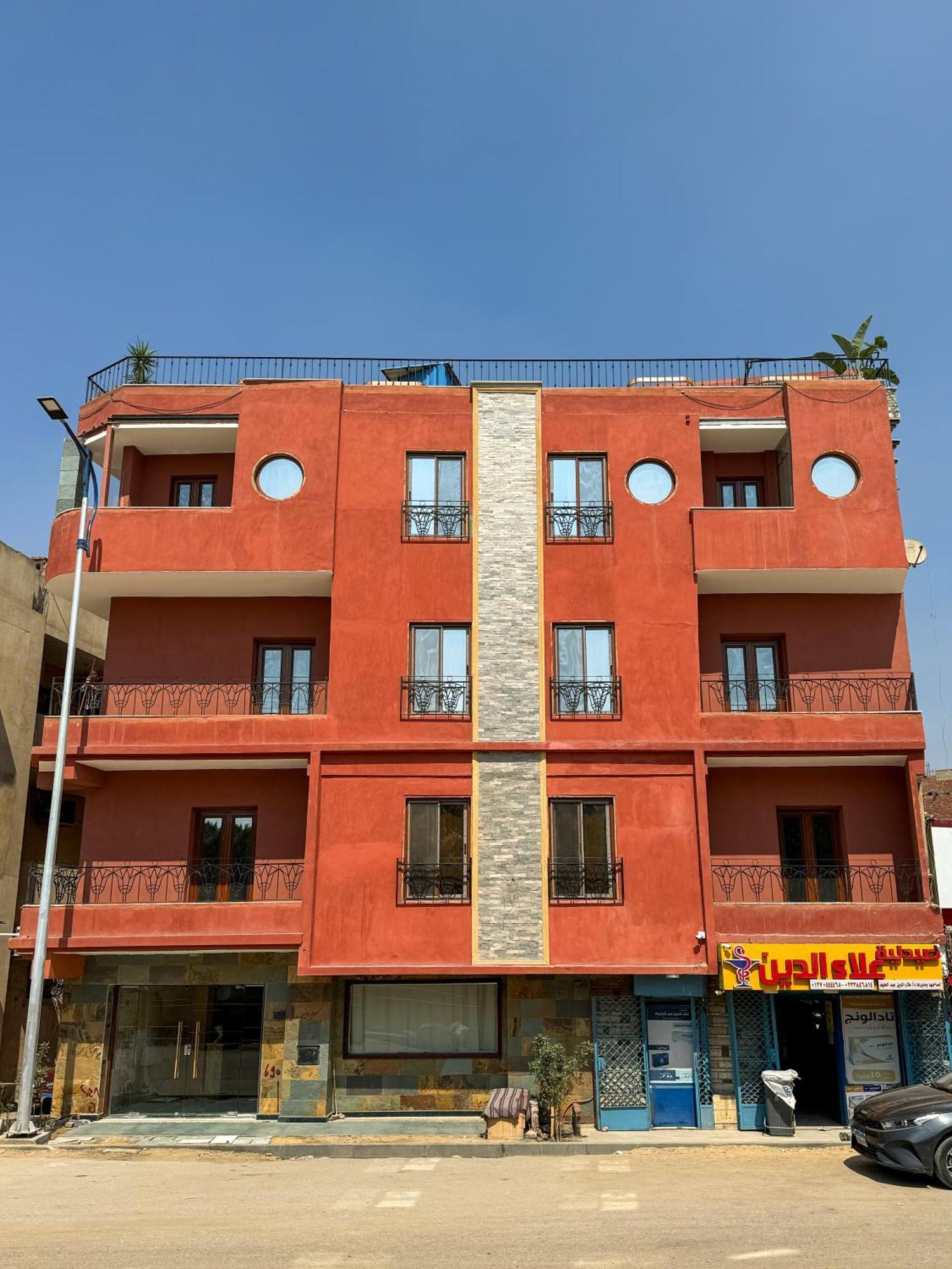 Almas Pyramids Hotel Kafret el-Gabal Eksteriør billede