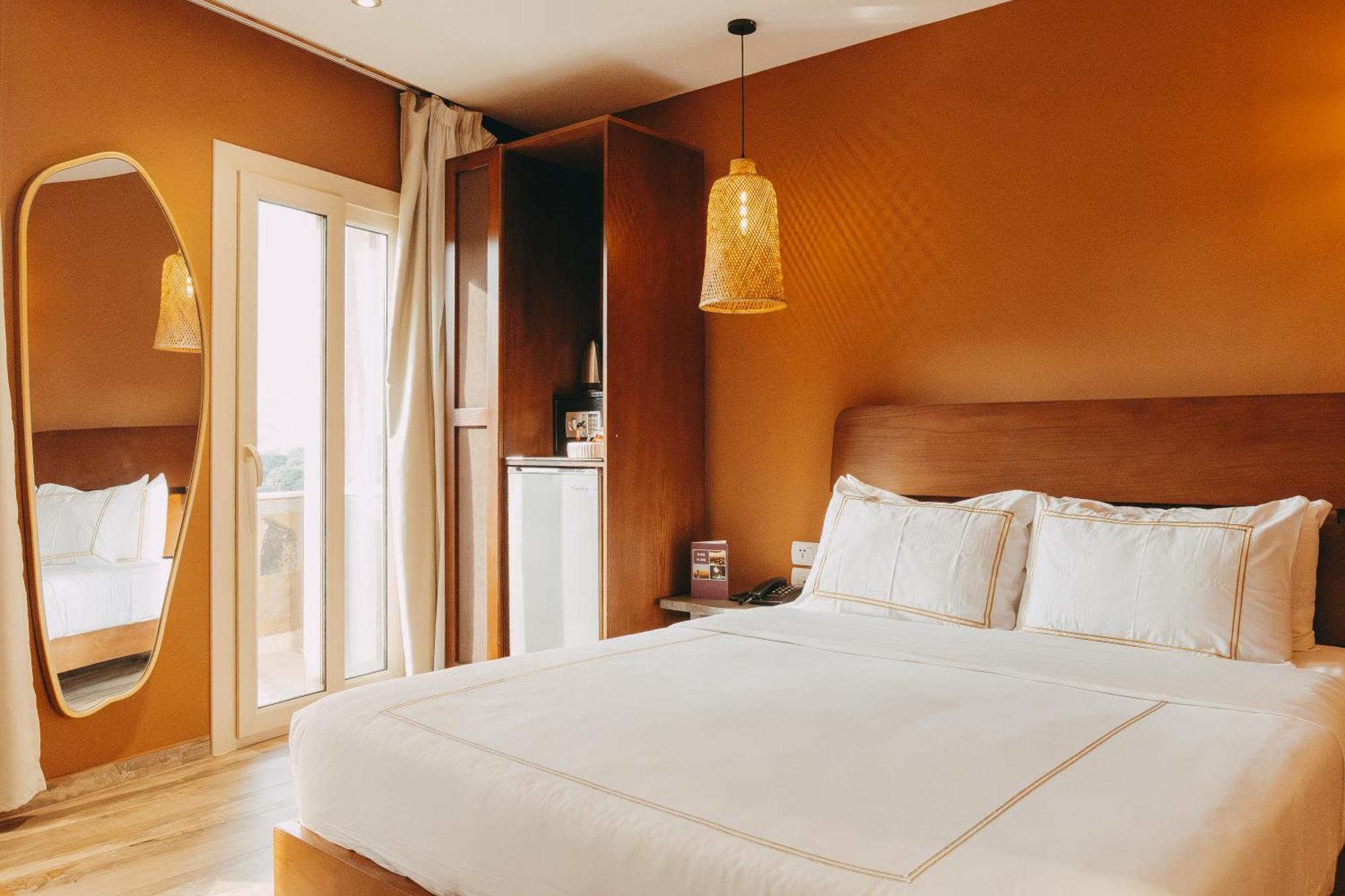 Almas Pyramids Hotel Kafret el-Gabal Eksteriør billede