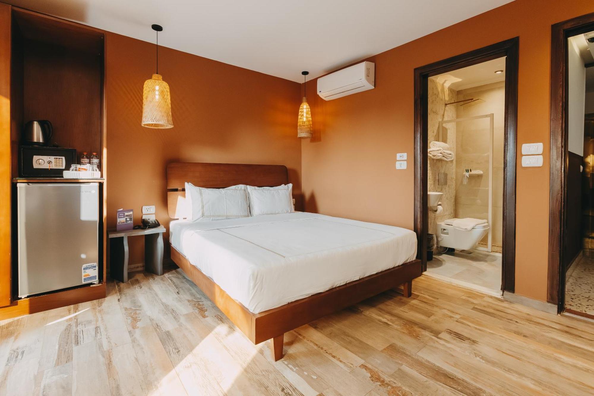Almas Pyramids Hotel Kafret el-Gabal Eksteriør billede